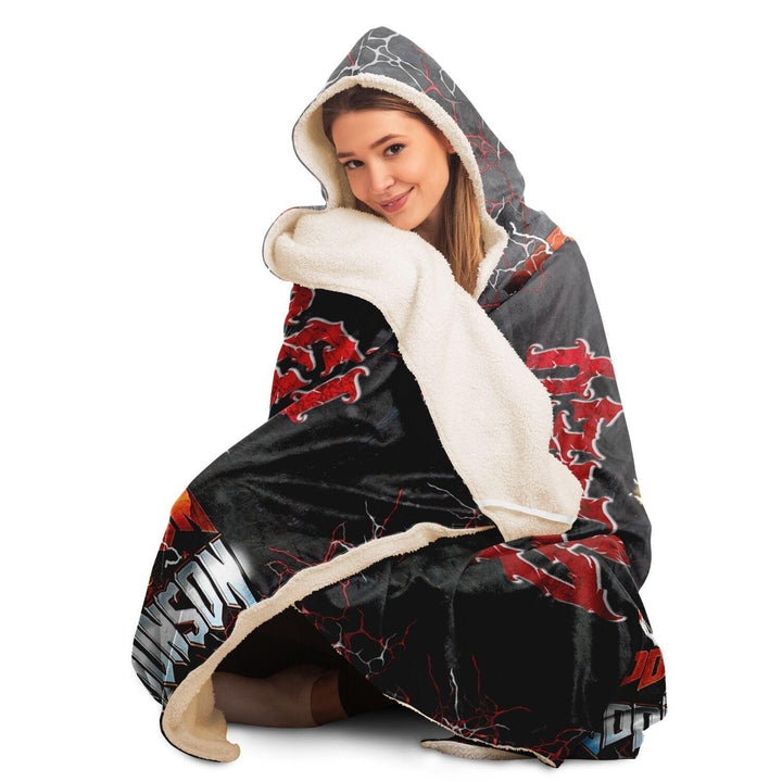 Eddie OBEY Sherpa Hooded Blanket - ThatGeekLyfe