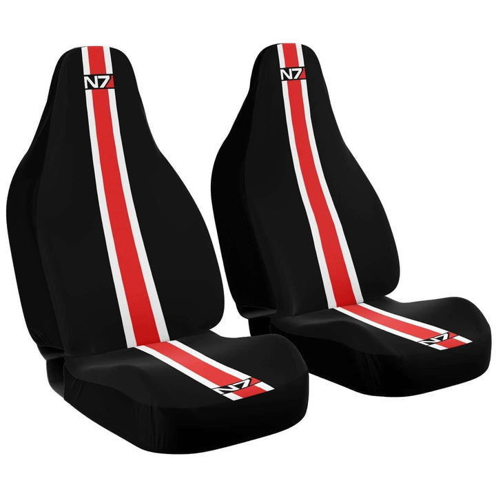 Mass Effect N7 Car Seat Covers - ThatGeekLyfe