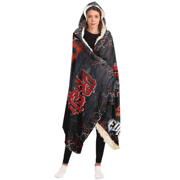 Eddie OBEY Sherpa Hooded Blanket - ThatGeekLyfe