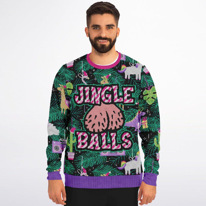Jingle Balls Ugly Christmas Sweater - ThatGeekLyfe