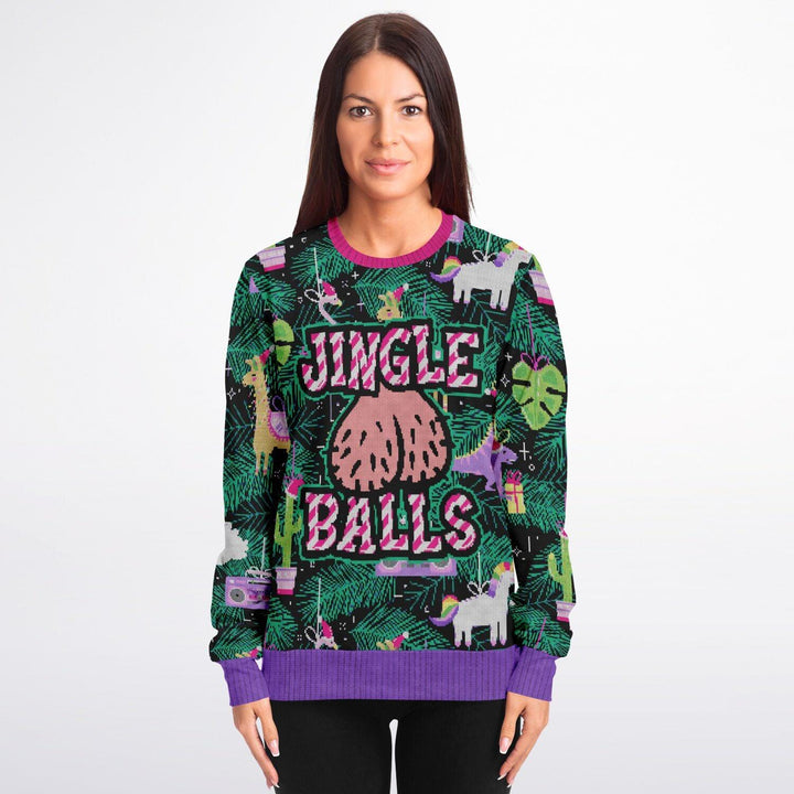 Jingle Balls Ugly Christmas Sweater - ThatGeekLyfe