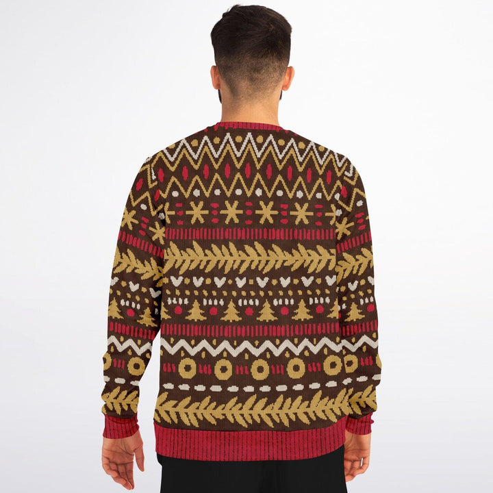 Rudolph The Red Nosed Gains Deer Ugly Christmas Sweater - ThatGeekLyfe
