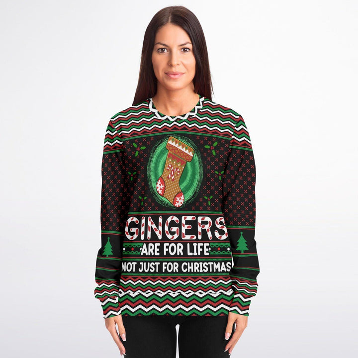 Ginger Are For Life Not Only Christmas Ugly Christmas Sweater - ThatGeekLyfe