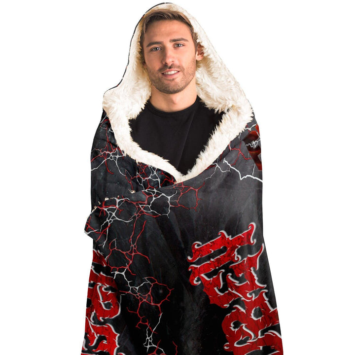 Eddie OBEY Sherpa Hooded Blanket - ThatGeekLyfe