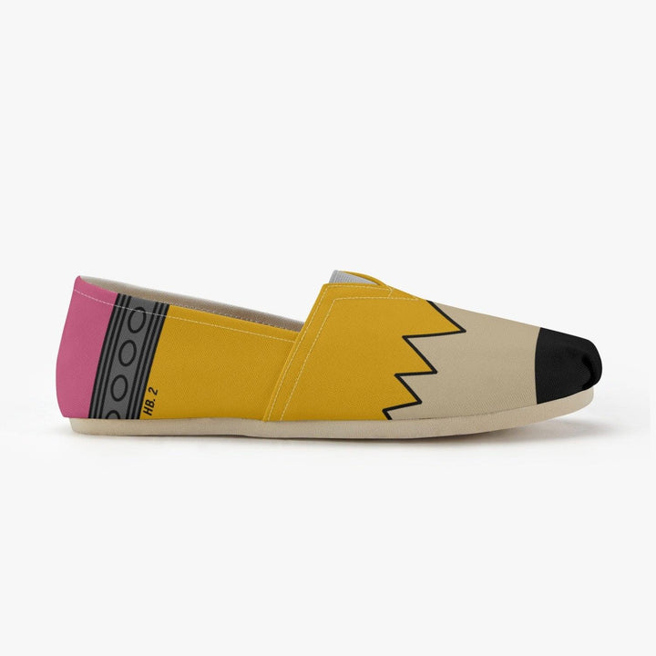 Teacher Pencil Canvas Toms Shoes - ThatGeekLyfe
