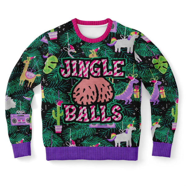 Jingle Balls Ugly Christmas Sweater - ThatGeekLyfe