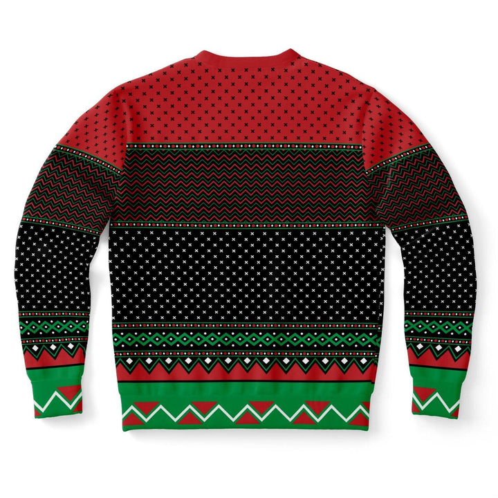 Ask Your Mom If I'm Real, Santa Ugly Christmas Sweater - ThatGeekLyfe