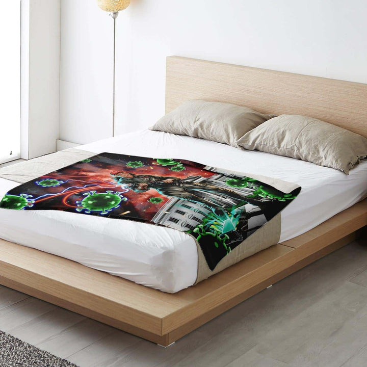 Trump Buster Premium Microfleece Blanket - ThatGeekLyfe