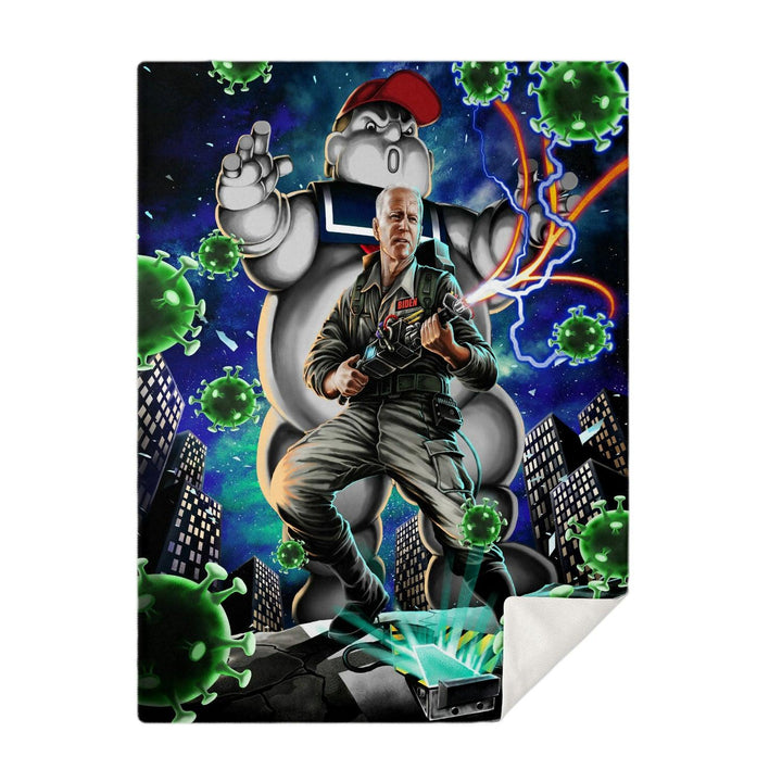 Biden Buster Premium Microfleece Blanket - ThatGeekLyfe