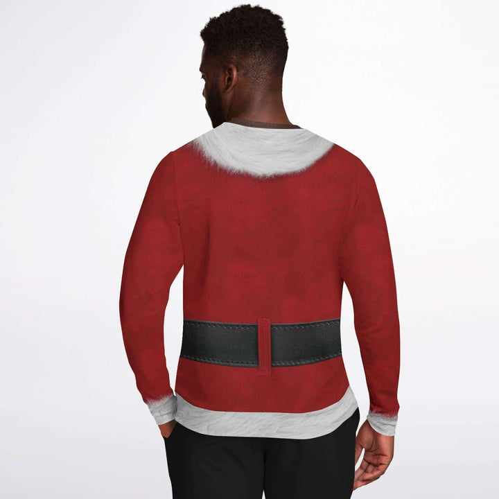 Shirtless African American Santa Ugly Christmas Sweater - ThatGeekLyfe