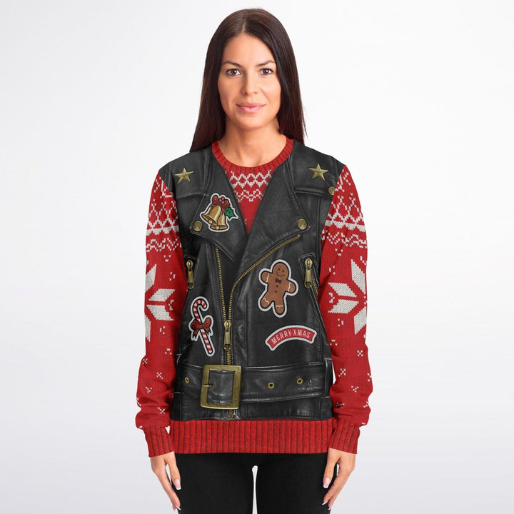 Sons of Santa Red Ver. Ugly Christmas Sweater - ThatGeekLyfe