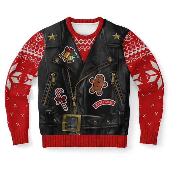 Sons of Santa Red Ver. Ugly Christmas Sweater - ThatGeekLyfe